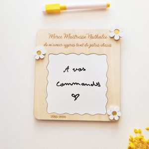 Porte bloc note fleuri