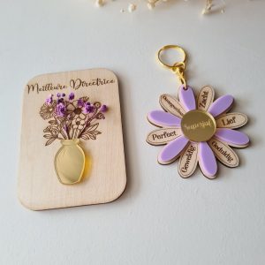 Pack Porte clé Magnet fleuri